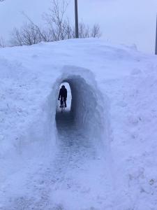 snow tunnel