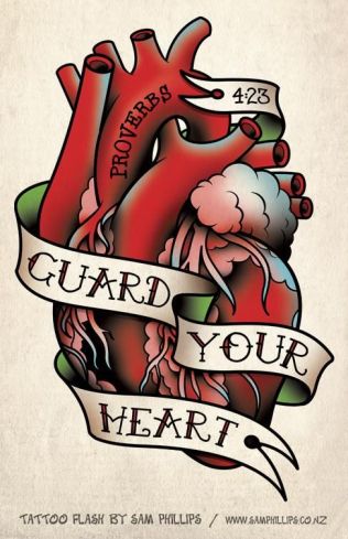 Human-heart-with-message-Gaurd-Your-Heart-Tattoo-Design-by-Sam-Phillips